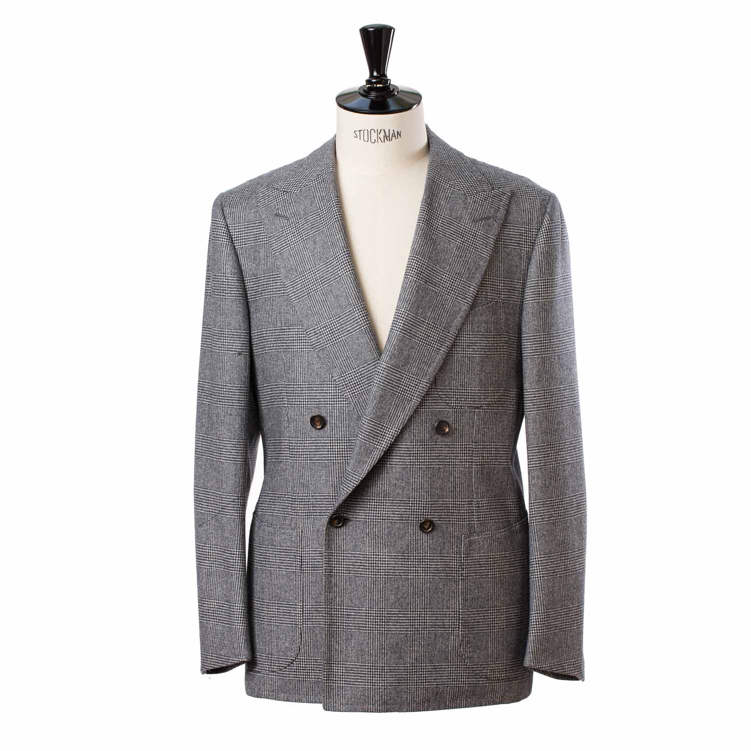 Double-breasted Suit "Il Vero Gentiluomo" made of English Wool by Fox Brothers - purely handmade